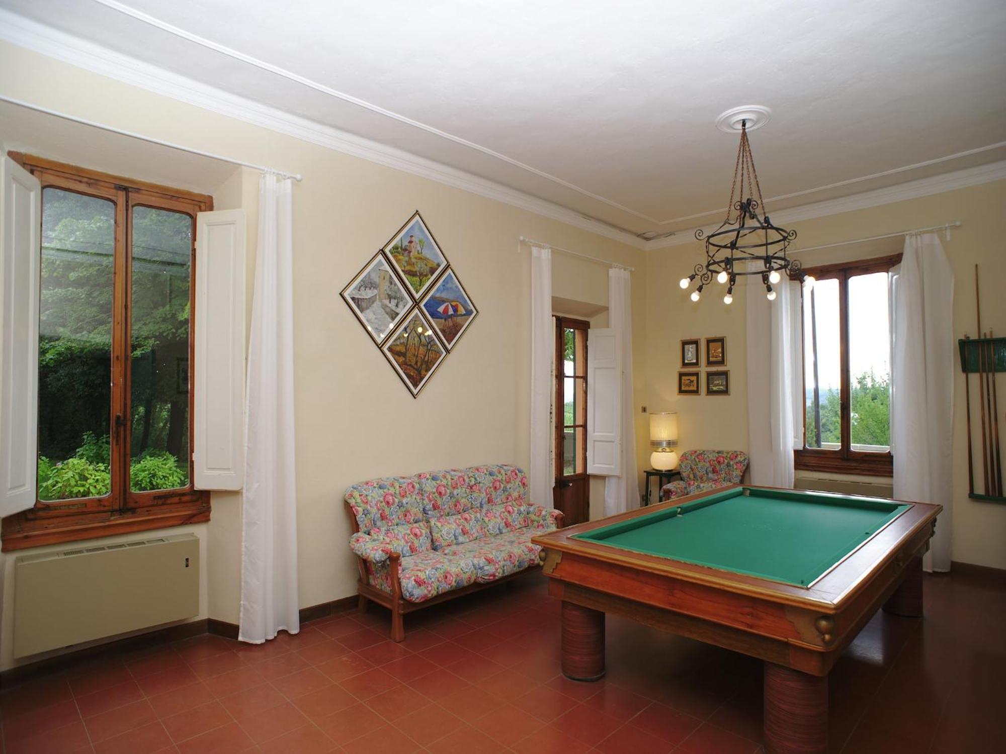 Lovely Holiday Home In Montefiridolfi With Hill View Exteriér fotografie