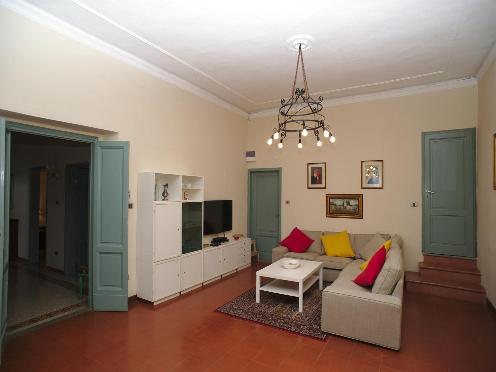 Lovely Holiday Home In Montefiridolfi With Hill View Exteriér fotografie